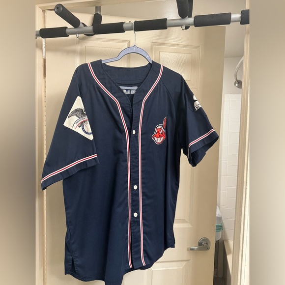 Vintage Cleveland Indians Starter Jersey - Picture 2 of 11